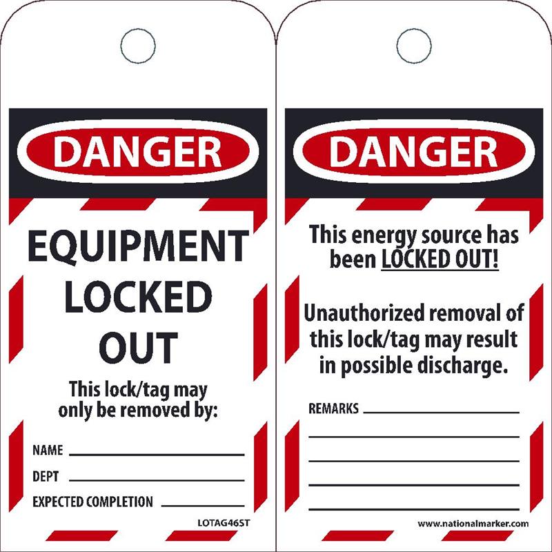 Lockout Tags